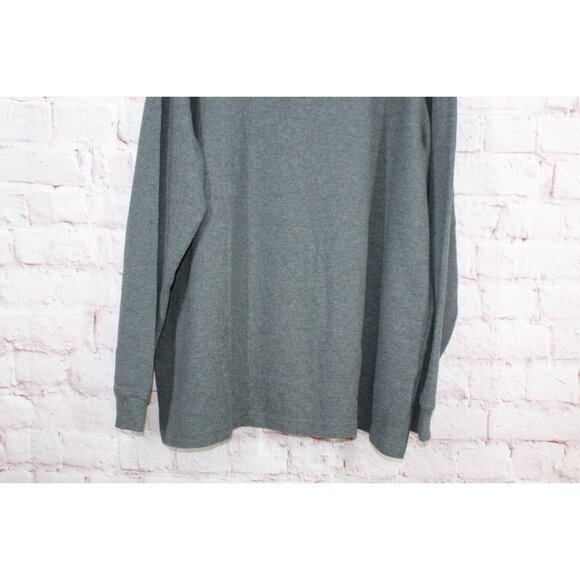 LL Bean Unshrinkable Mini Waffle Henley Long Sleeve Traditional Fit XXL Tall - Picture 3 of 12